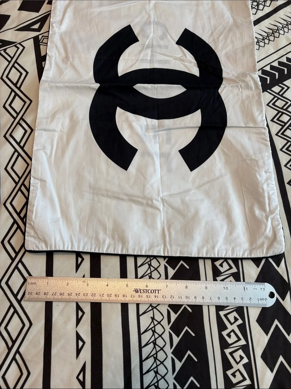 CHANEL Pillow Cover with Zipper